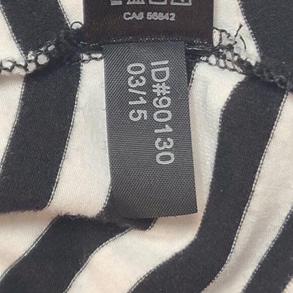 Express Black White Striped Halter Dress Size XS - Picture 6 of 14